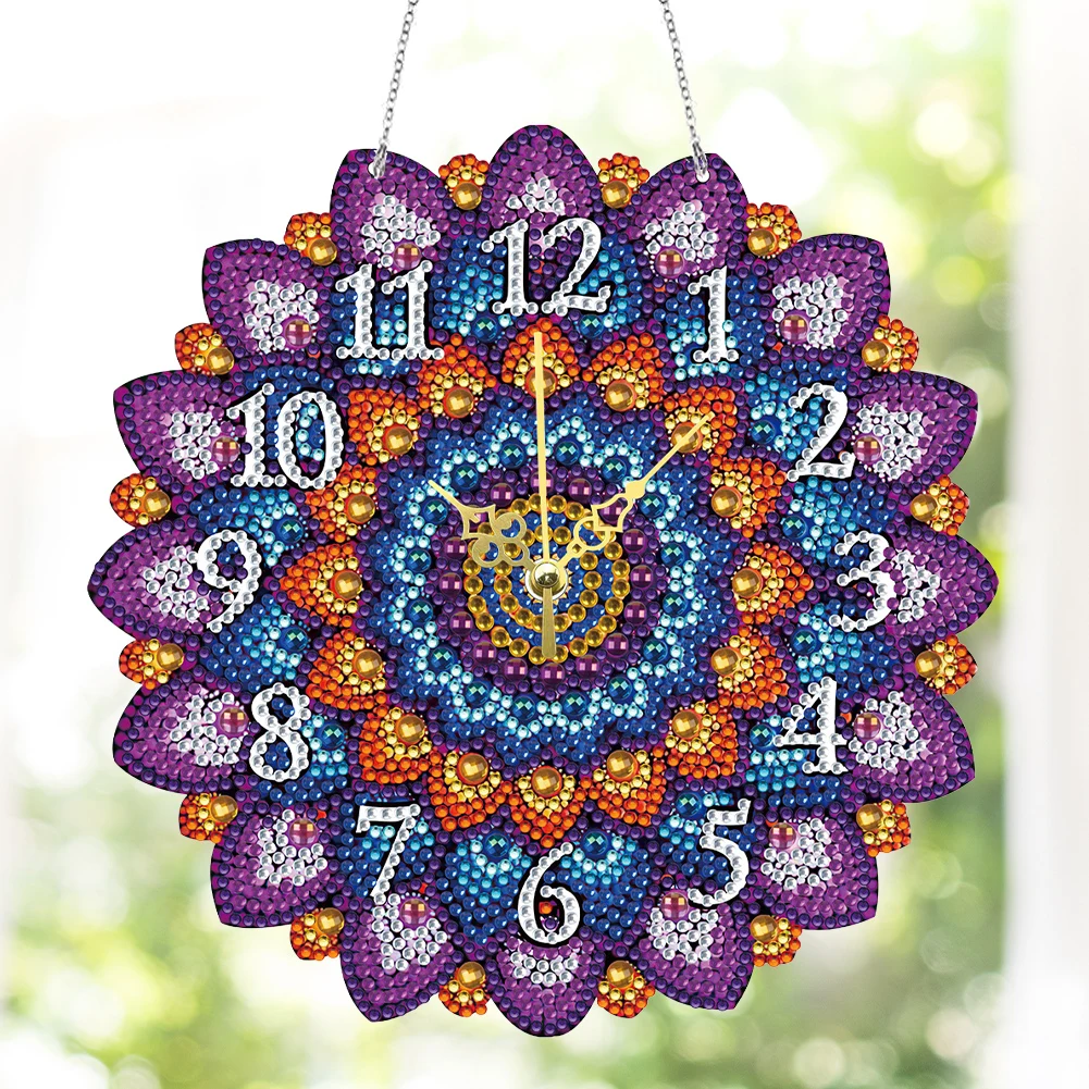 DIY Diamond Painting Clock Kits Paint by Number Kits 5D Diamond Art Mosaic Clock Handmade Mandala Diamond Painting Material Pack
DIY Diamond Painting Clock Kits Paint by Number Kits 5D Diamond Art Mosaic Clock Handmade Mandala Diamond Painting Material Pack