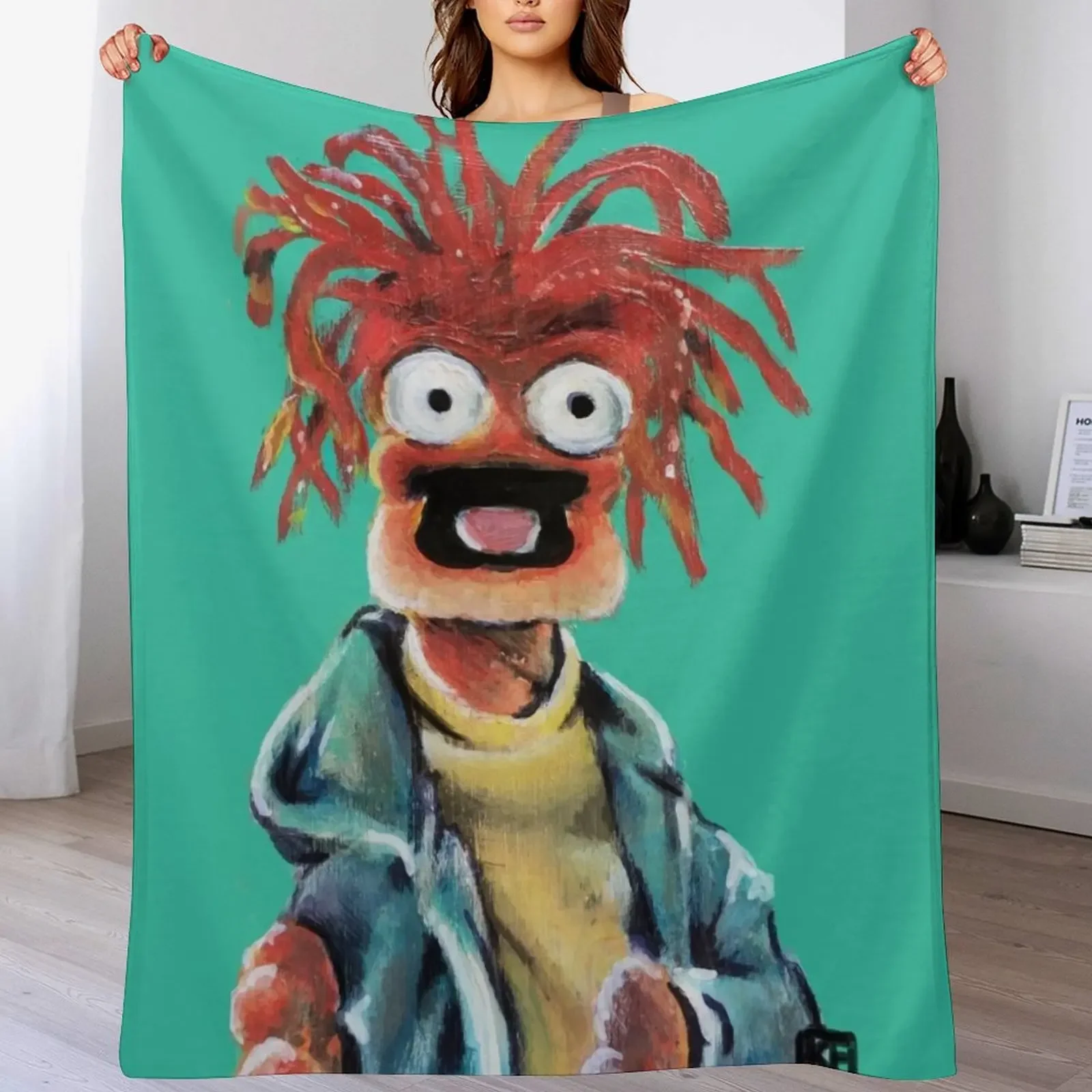Pepe The King Prawn Fan Art Throw Blanket Ultra Plush Cozy Blanket for Napping Sleeping
Pepe The King Prawn Fan Art Throw Blanket Ultra Plush Cozy Blanket for Napping Sleeping