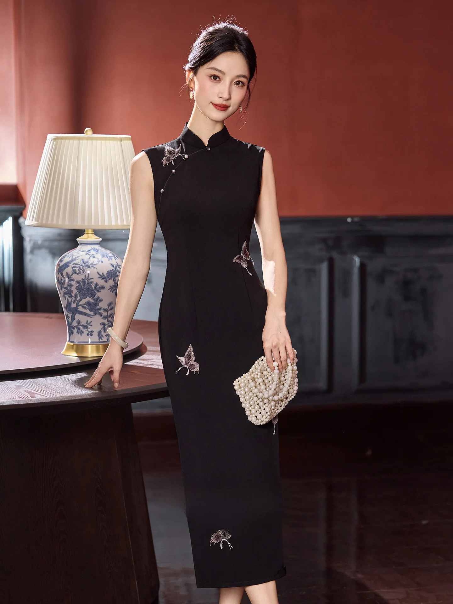 Bla Svel Vintage Beautiful New Chinese Sle Modified Daily Wear Suitable for plus Size Hiding Belly Slimming
Bla Svel Vintage Beautiful New Chinese Sle Modified Daily Wear Suitable for plus Size Hiding Belly Slimming