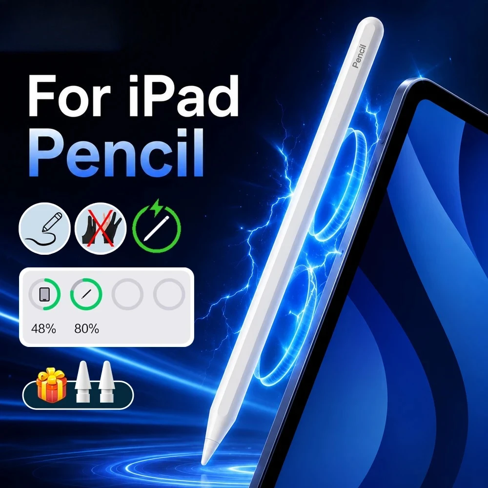 2026 Stylus Pen for IPad A16 Air4 5 Pro 11 12.9 Palm Rejection Touch Pen for IPad 10th 9th 8th 7th Gen Pencil for Apple IPad
2026 Stylus Pen for IPad A16 Air4 5 Pro 11 12.9 Palm Rejection Touch Pen for IPad 10th 9th 8th 7th Gen Pencil for Apple IPad