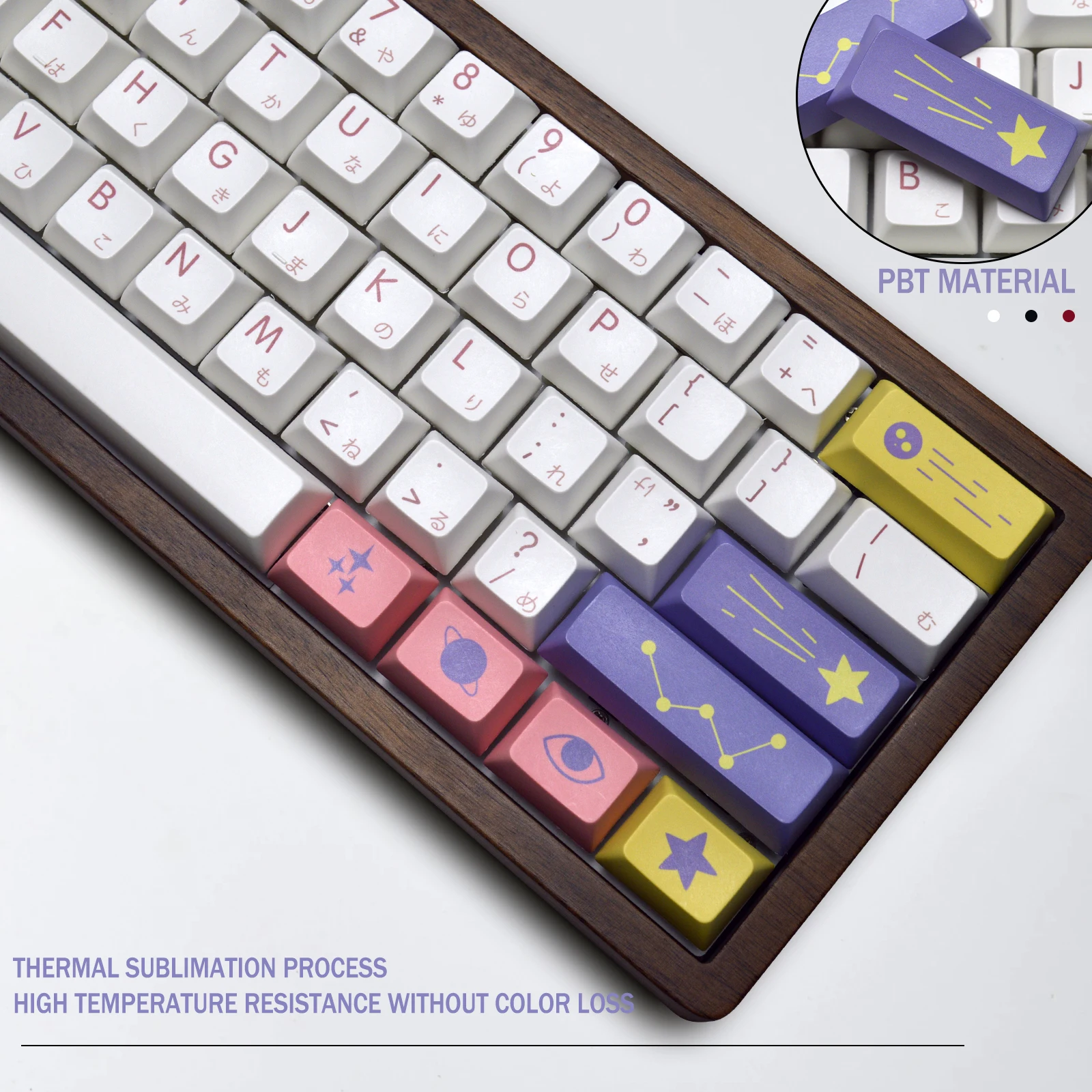 Милые 128 колпачков для клавиш PBT XDA профиль для механической клавиатуры Cherry MX двойная японская аниме подсветка белые фиолетовые колпачки для клавиш
Милые 128 колпачков для клавиш PBT XDA профиль для механической клавиатуры Cherry MX двойная японская аниме подсветка белые фиолетовые колпачки для клавиш