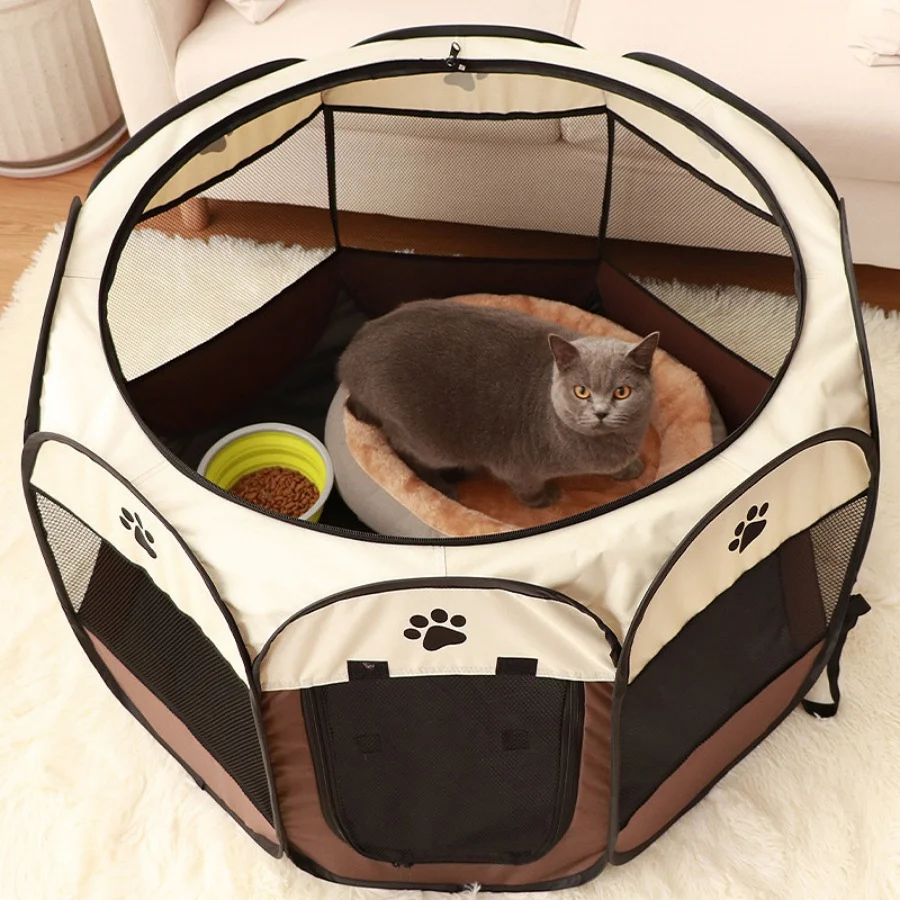 1 piece folding octagonal pet Pen Dog House - Portable and spacious puppy pen paddock tent - scratch resistant Oxford cloth with
1 piece folding octagonal pet Pen Dog House - Portable and spacious puppy pen paddock tent - scratch resistant Oxford cloth with