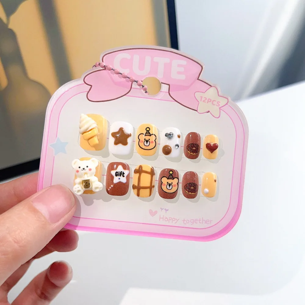 3D Animal Cartoon Fake Nails Short Square Shaped Flower Bowknot Children False Nails Press on Nails Full Cover Nail Art Tips
3D Animal Cartoon Fake Nails Short Square Shaped Flower Bowknot Children False Nails Press on Nails Full Cover Nail Art Tips