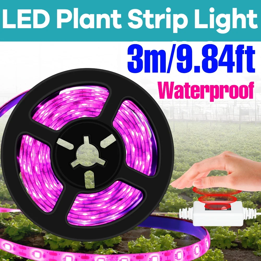 Grow LED Strip Light USB 5V Full Spectrum Plant Fill Lamps Bar Hydroponic Greenhouse Growth Box Cultivate Lamp Induction Switch
Grow LED Strip Light USB 5V Full Spectrum Plant Fill Lamps Bar Hydroponic Greenhouse Growth Box Cultivate Lamp Induction Switch