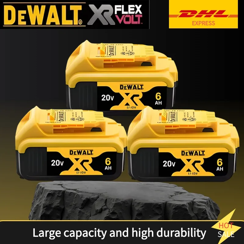 Original/Genuine Dewalt 20V Battery 6AH Rechargeable Lithium Ion Battery, Dewalt DCB200 Battery durable and long-lasting 
Original/Genuine Dewalt 20V Battery 6AH Rechargeable Lithium Ion Battery, Dewalt DCB200 Battery durable and long-lasting