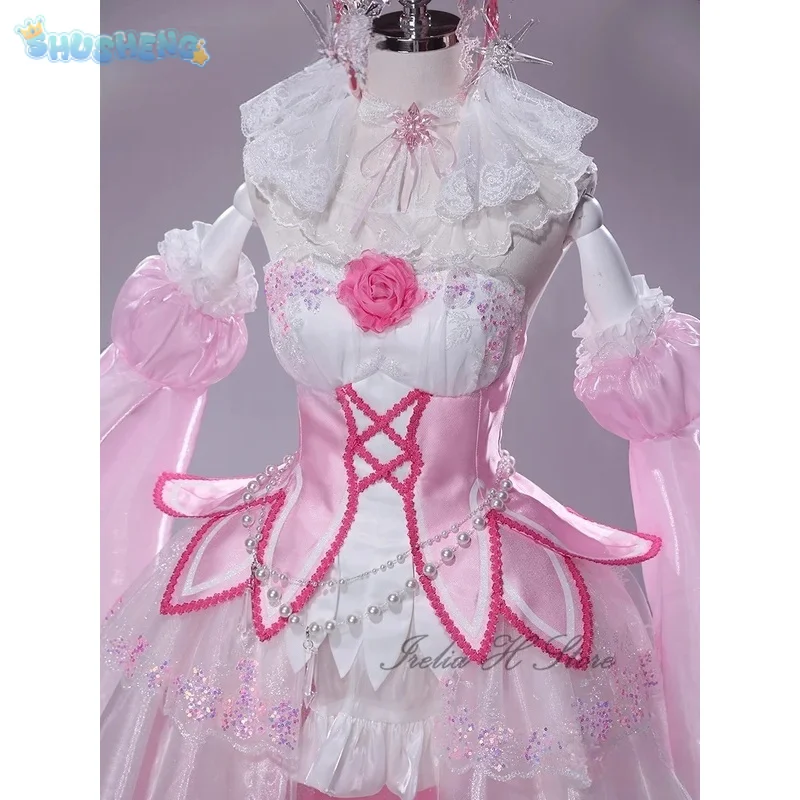 Ram Rem Anime Re: Re:Zero Cosplay Costume Women's Elegant Pink Crystal Dress Halloween Party New Uniform Accessories Prop Set
Ram Rem Anime Re: Re:Zero Cosplay Costume Women's Elegant Pink Crystal Dress Halloween Party New Uniform Accessories Prop Set