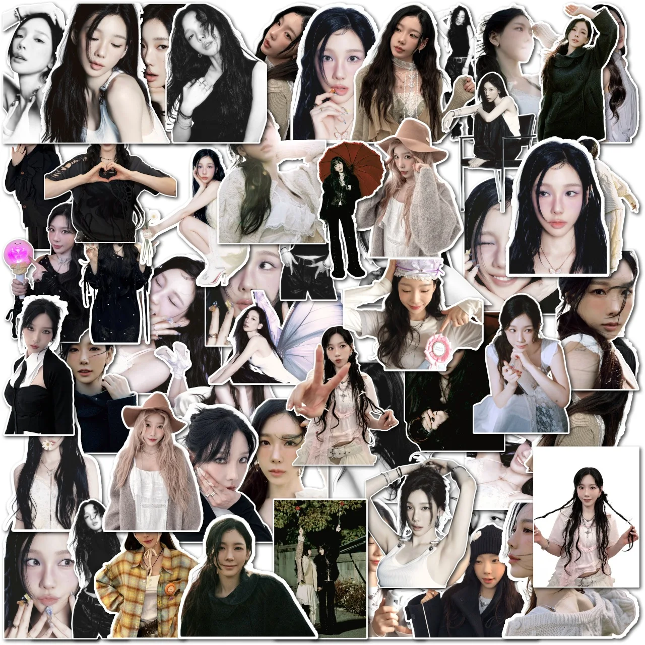 55Pcs/Set Taeyeon Idol Girl New Album Panorama The Best Of Taeyeon HD Printd Sticker Decoration Notebook Photo Sticker Fans Gift
55Pcs/Set Taeyeon Idol Girl New Album Panorama The Best Of Taeyeon HD Printd Sticker Decoration Notebook Photo Sticker Fans Gift