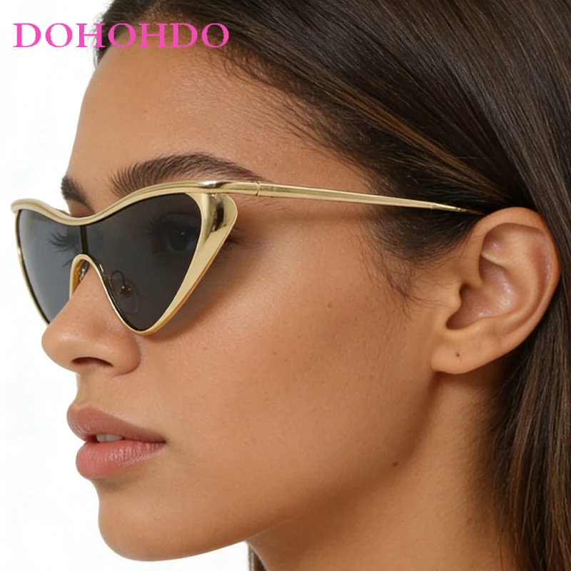 Integrated Steampunk Metal Frame Sunglasses For Women Brand Designer Sun Glasses Men Outdoor Sports Cycling Goggles UV400 Lentes
Integrated Steampunk Metal Frame Sunglasses For Women Brand Designer Sun Glasses Men Outdoor Sports Cycling Goggles UV400 Lentes