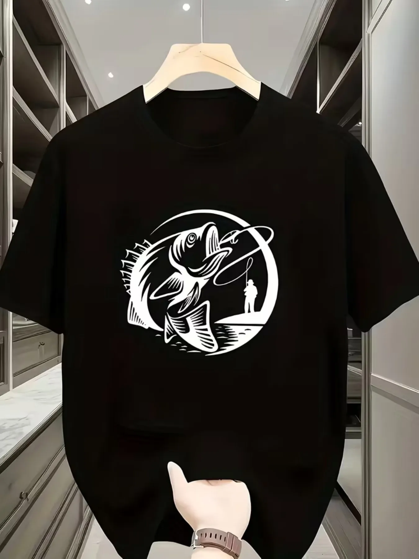 Men's Breathable Fish Print Short Sleeve Fishing T-Shirt
Men's Breathable Fish Print Short Sleeve Fishing T-Shirt