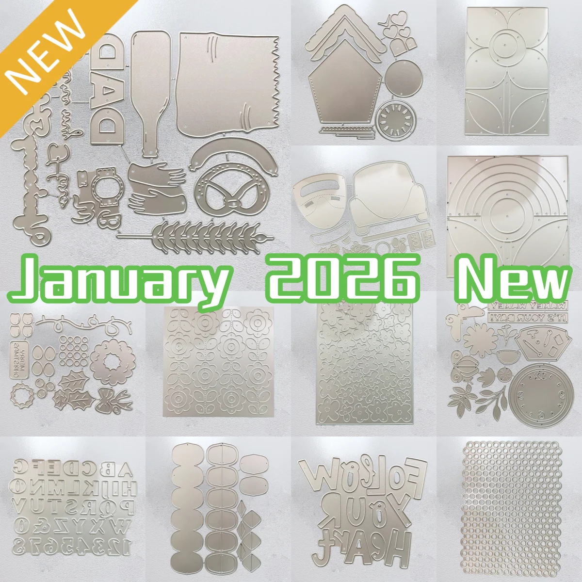 Flower Heart Father's Day Mother's Day Wedding Metal Cutting Dies for DIY Making Card Scrapbook Craft Template January 2026 New
Flower Heart Father's Day Mother's Day Wedding Metal Cutting Dies for DIY Making Card Scrapbook Craft Template January 2026 New
