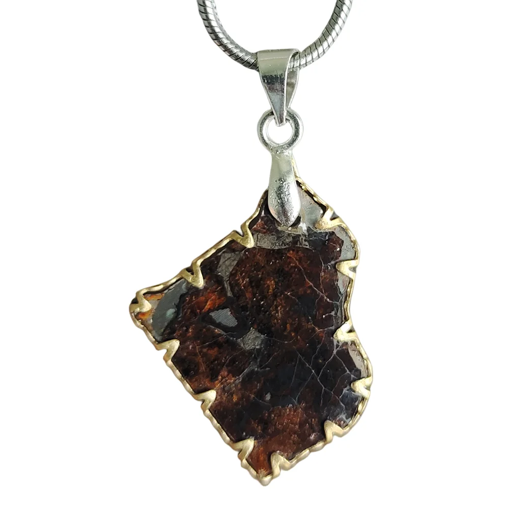 Kenya Sericho Olive Meteorite Pendant Gift Pallasite Meteorite Pendant Olive Meteorite Necklace - CB114
Kenya Sericho Olive Meteorite Pendant Gift Pallasite Meteorite Pendant Olive Meteorite Necklace - CB114
