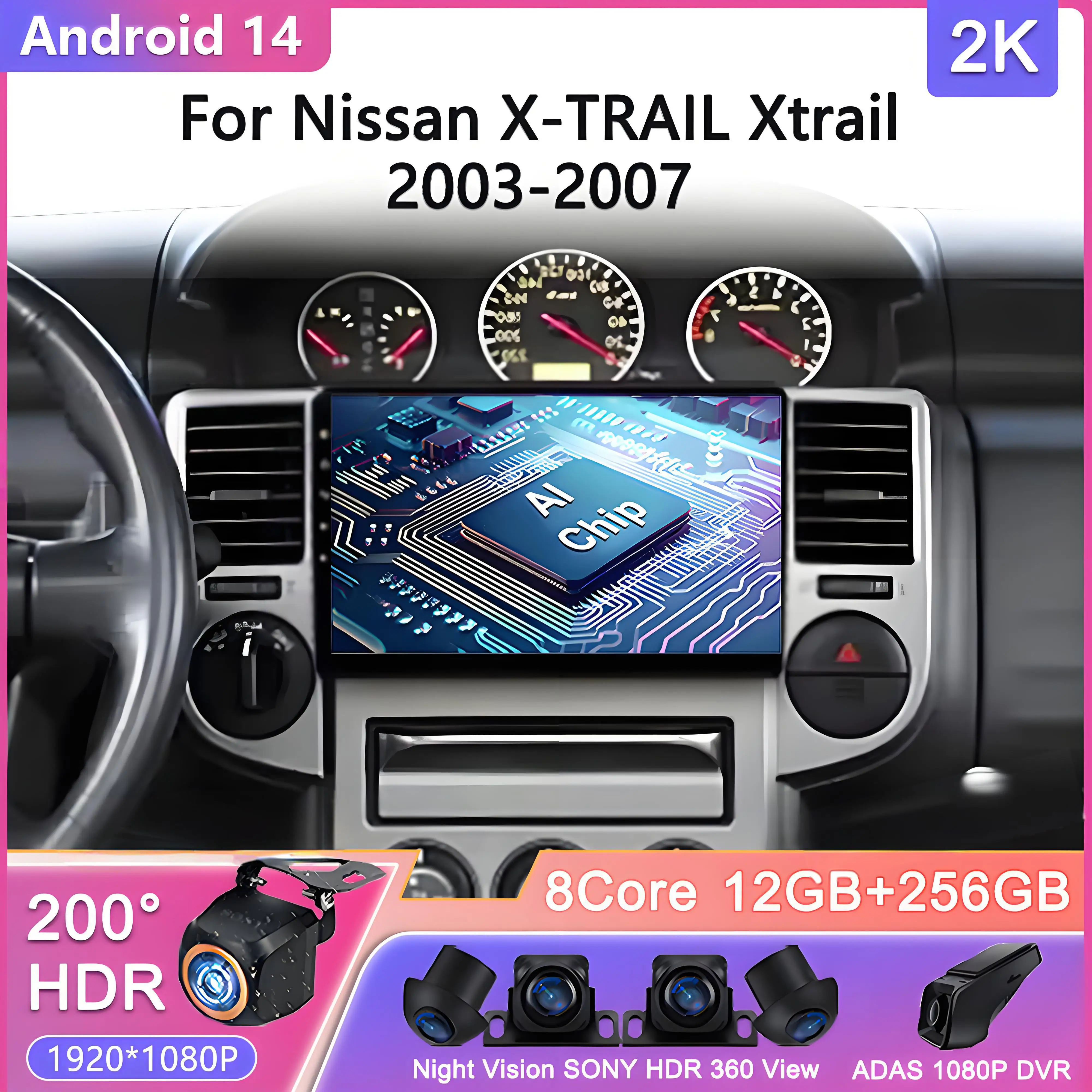 Android 14 для Nissan X-TRAIL Xtrail 2003 2004 2005 2006-2007, автомобильный радиоприемник, мультимедийный видеоплеер, беспроводной Carplay GPS, без 2din DVD
Android 14 для Nissan X-TRAIL Xtrail 2003 2004 2005 2006-2007, автомобильный радиоприемник, мультимедийный видеоплеер, беспроводной Carplay GPS, без 2din DVD