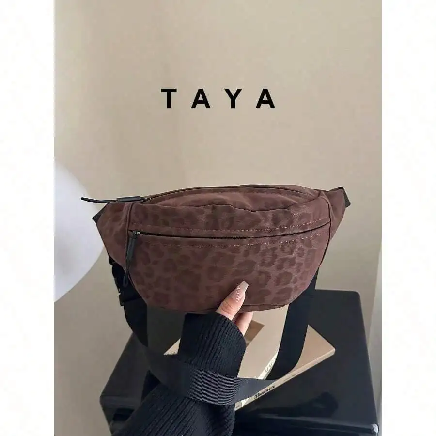 Suede Leopard Print Large Capacity Crossbody Bag/Waist Bag, Suitable For Both Men And Women
Suede Leopard Print Large Capacity Crossbody Bag/Waist Bag, Suitable For Both Men And Women