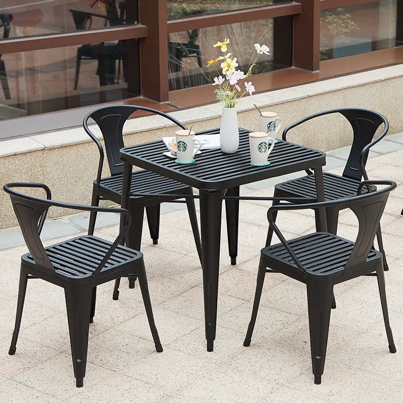 Modern simple outdoor table and chair combination outdoor open-air courtyard leisure
Modern simple outdoor table and chair combination outdoor open-air courtyard leisure