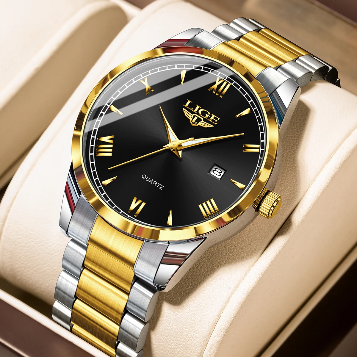 New LIGE Fashion Luxury Quartz Men's Watches Classic Business Date Waterproof Luminous Stainless Steel Quartz Wristwatch For Men
New LIGE Fashion Luxury Quartz Men's Watches Classic Business Date Waterproof Luminous Stainless Steel Quartz Wristwatch For Men