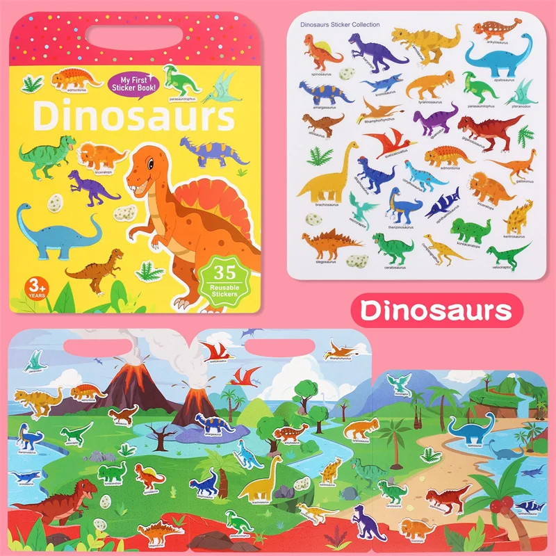 1set Waterproof Sticker Books Reusable Sticker Book For Toddlers Quiet DIY Activity For Kids, Fun & Educational Learning Toy
1set Waterproof Sticker Books Reusable Sticker Book For Toddlers Quiet DIY Activity For Kids, Fun & Educational Learning Toy