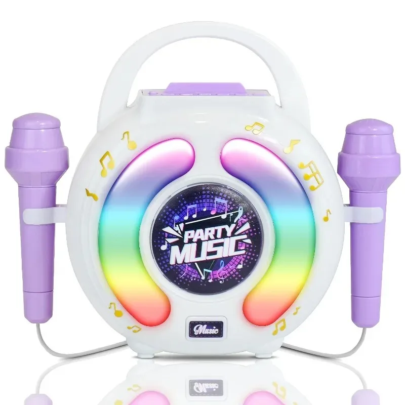 Kids Bluetooth Karaoke Machine with 2 Microphones Portable Lighting Effect Toys for Children Toddlers Christmas Boys Girls Gifts
Kids Bluetooth Karaoke Machine with 2 Microphones Portable Lighting Effect Toys for Children Toddlers Christmas Boys Girls Gifts