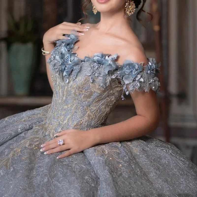 Мексиканское сексуальное бальное платье с открытыми плечами, платье Quinceanera для девочек, 3D цветы, аппликация из бисера, платья для дня рождения, платья для выпускного вечера
Мексиканское сексуальное бальное платье с открытыми плечами, платье Quinceanera для девочек, 3D цветы, аппликация из бисера, платья для дня рождения, платья для выпускного вечера