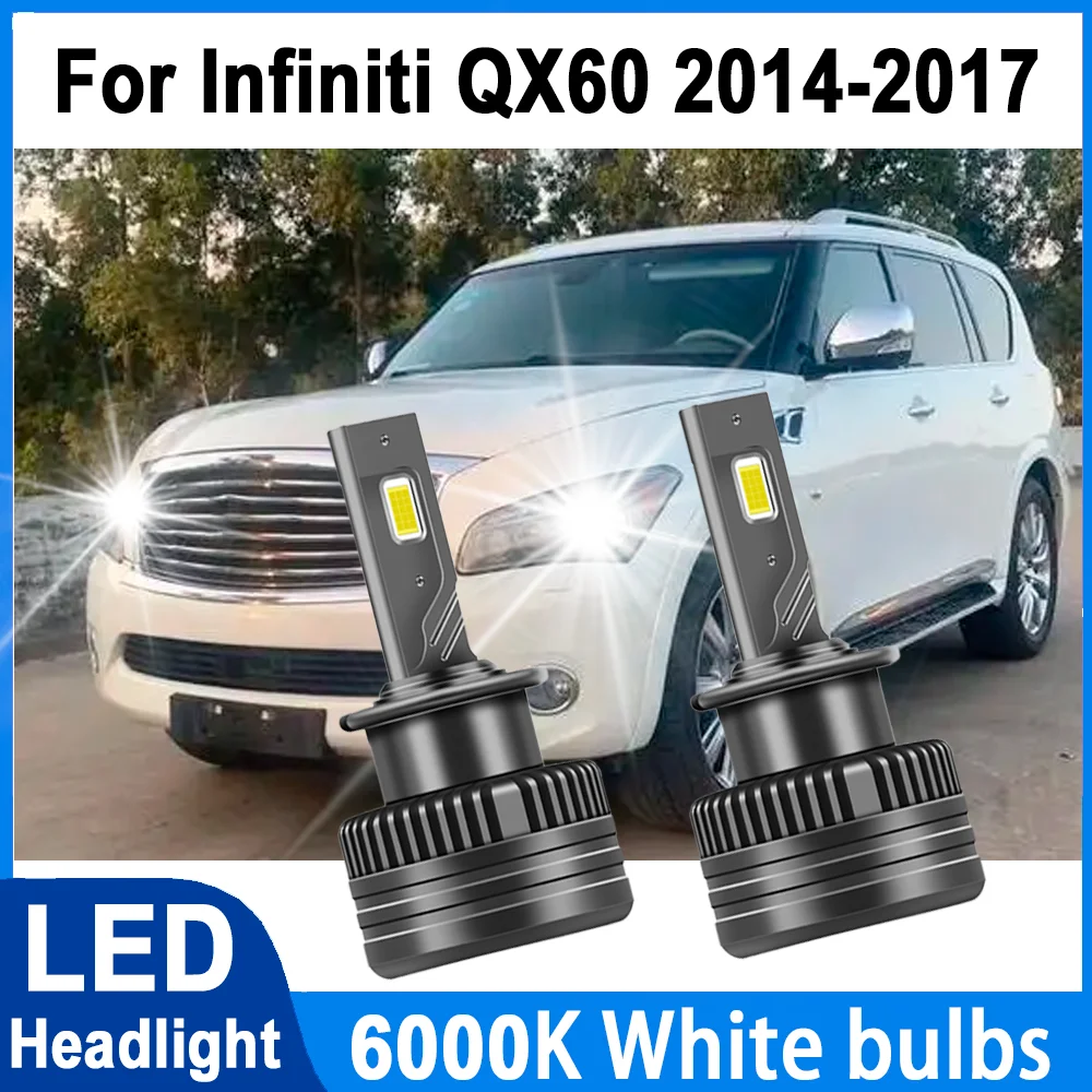 2PCS 30000LM D2S HID Xenon Headlight Bulbs 6000K Super Bright White 120W LED Car Lights Auto Lamps For Infiniti QX60 2014-2017
2PCS 30000LM D2S HID Xenon Headlight Bulbs 6000K Super Bright White 120W LED Car Lights Auto Lamps For Infiniti QX60 2014-2017