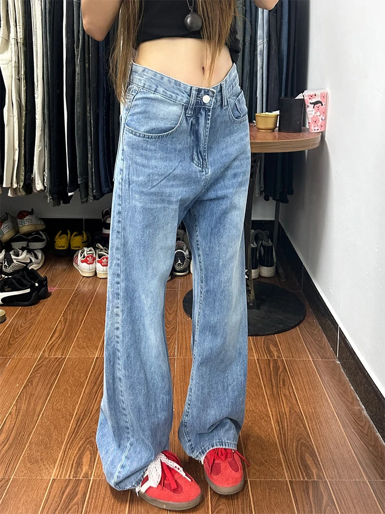 Blue Bamboo Knot Pattern Wide Leg Jeans Men's Summer American High Street CleanFit Pants Straight Micro Flare Long Trousers
Blue Bamboo Knot Pattern Wide Leg Jeans Men's Summer American High Street CleanFit Pants Straight Micro Flare Long Trousers