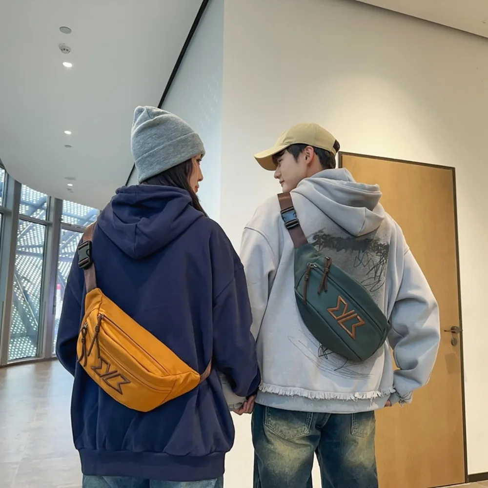 Trendy Casual Male Chest Bag Adjustable Strap Multifunctional Nylon Waist Bag Large Capacity Zipper Men Crossbody Bag Unisex
Trendy Casual Male Chest Bag Adjustable Strap Multifunctional Nylon Waist Bag Large Capacity Zipper Men Crossbody Bag Unisex