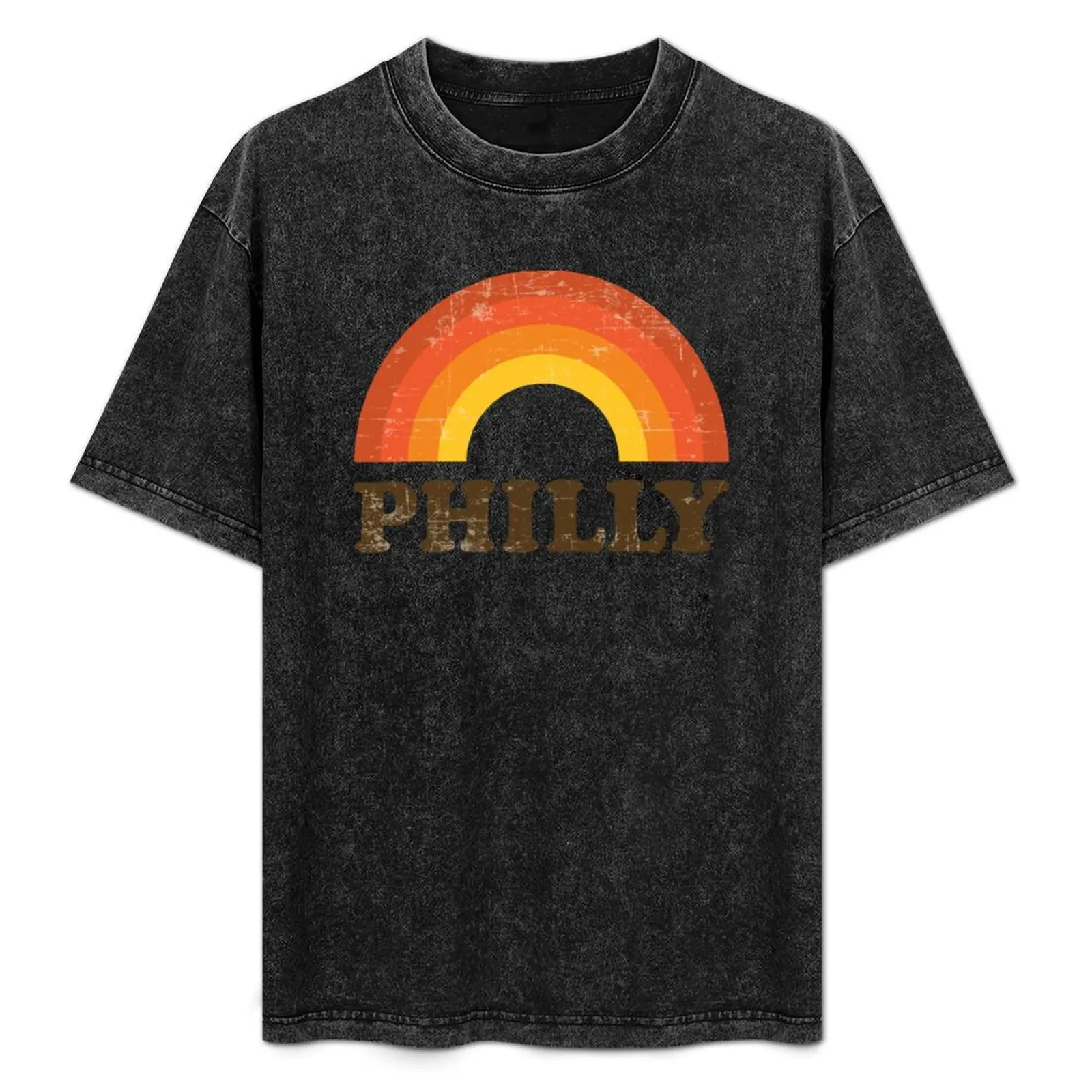 Vintage Philly Vacation Souvenir Retro Rainbow T-Shirt Sports Casual Short Sleeve Cotton Tee
Vintage Philly Vacation Souvenir Retro Rainbow T-Shirt Sports Casual Short Sleeve Cotton Tee