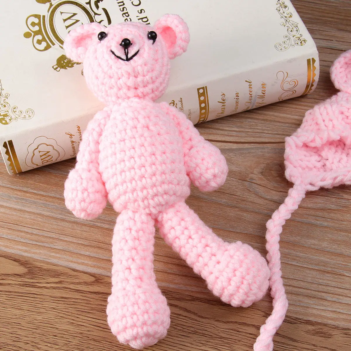 Newborn Photography Props Knitted Baby Photo Hat Light Pink Crochet Bear Infant Photo Cap Boys Girls Baby Photography
Newborn Photography Props Knitted Baby Photo Hat Light Pink Crochet Bear Infant Photo Cap Boys Girls Baby Photography