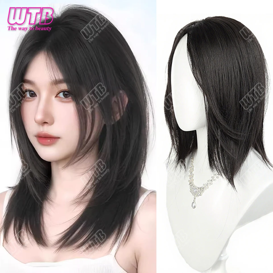Clip In Natural Synthetic Hair Bangs Fringe Hair Pieces Middle Part Hair Extension Topper For Women Hair Loss
Clip In Natural Synthetic Hair Bangs Fringe Hair Pieces Middle Part Hair Extension Topper For Women Hair Loss