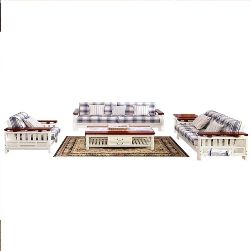 American combination pastoral and rural Nordic style, small apartment in the living room, simple and modern solid wood sofa
American combination pastoral and rural Nordic style, small apartment in the living room, simple and modern solid wood sofa