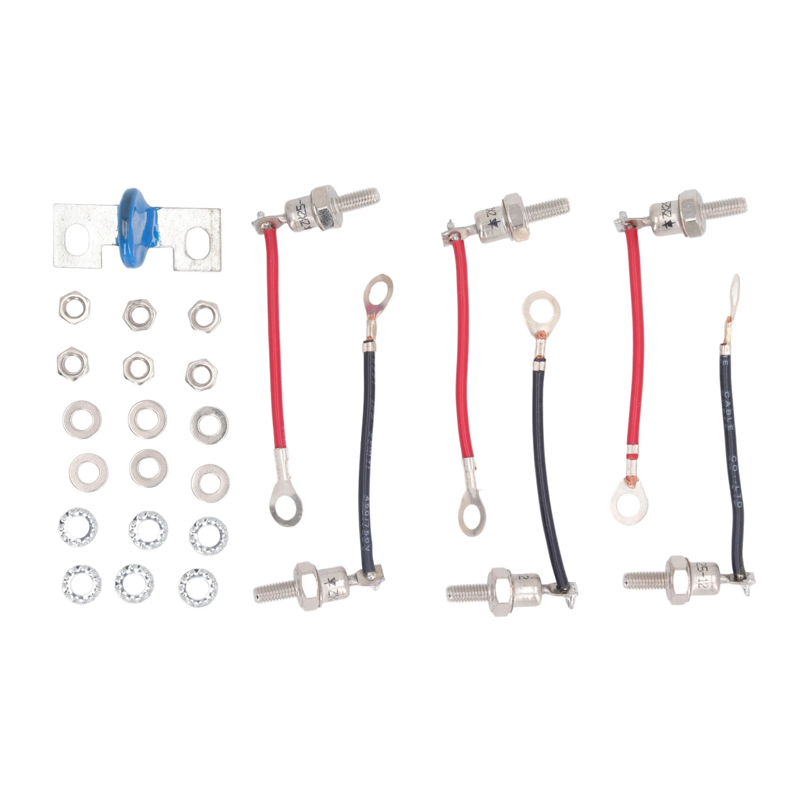 ZX25A Diode Resistor Kit with Washers And Nuts for Stamford RSK1001 Rectifier Wheel Electronic Components Generator Accessory
ZX25A Diode Resistor Kit with Washers And Nuts for Stamford RSK1001 Rectifier Wheel Electronic Components Generator Accessory