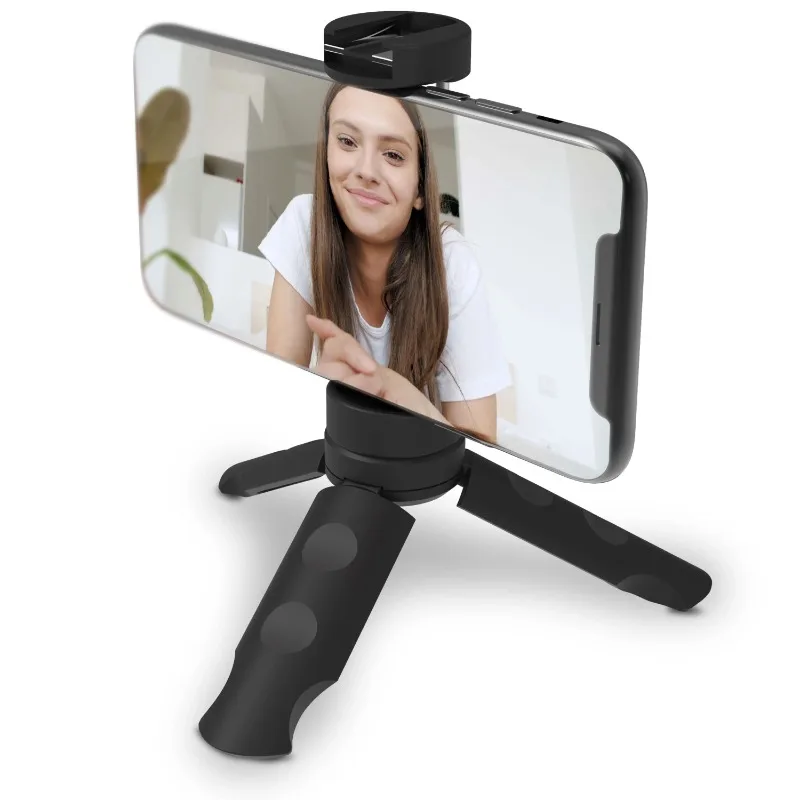 Mobile Top Grip Tripod with Cold Shoe Mount and 360 Degree Smartphone Holder, also compatible with LED lights, flashes & m
Mobile Top Grip Tripod with Cold Shoe Mount and 360 Degree Smartphone Holder, also compatible with LED lights, flashes & m