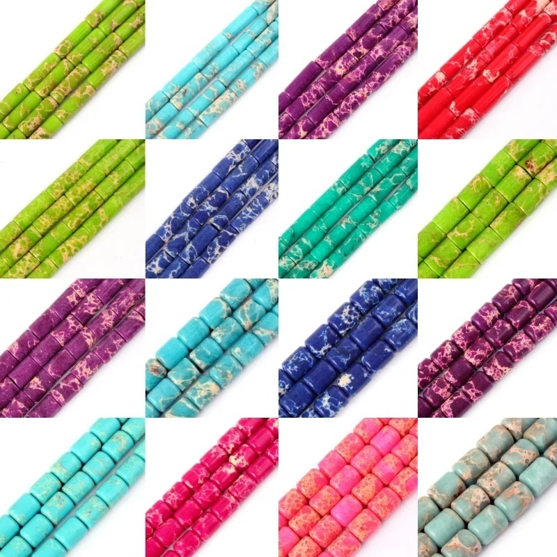 4x12/6x16/8x10mm Column Tube Sea Sediment Imperial Jasper Stone Craft Beads 15 inches for DIY Necklace Bracelet Jewelry Making
4x12/6x16/8x10mm Column Tube Sea Sediment Imperial Jasper Stone Craft Beads 15 inches for DIY Necklace Bracelet Jewelry Making