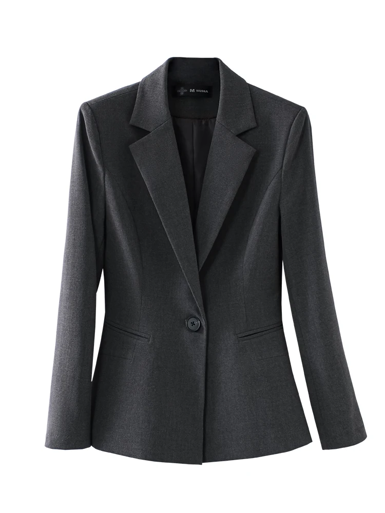 Deep Grey Women's Suit Jacket 2026 New Winter Interview Formal Light Office Ambiance Professional Wardrobe Suit Set
Deep Grey Women's Suit Jacket 2026 New Winter Interview Formal Light Office Ambiance Professional Wardrobe Suit Set
