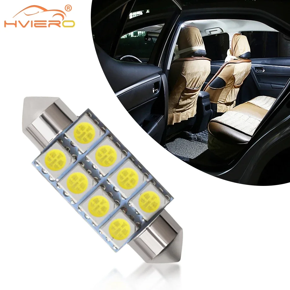 31mm/36mm/39mm/41mm 5050 8Led White Car Led DC 12V Bright C5w Parking Door Festoon Dome Backup Lamp Turn Signal Bulb Tail Light
31mm/36mm/39mm/41mm 5050 8Led White Car Led DC 12V Bright C5w Parking Door Festoon Dome Backup Lamp Turn Signal Bulb Tail Light