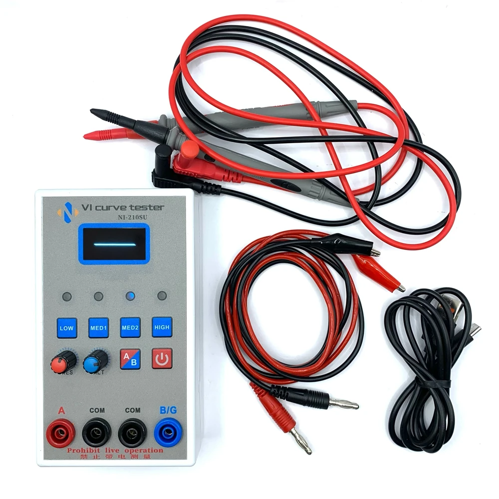 OLED Display 2 Channel Handheld VI Curve Tester ASA Circuit Board Online Repair Tester 4 Frequency Adjustable
OLED Display 2 Channel Handheld VI Curve Tester ASA Circuit Board Online Repair Tester 4 Frequency Adjustable