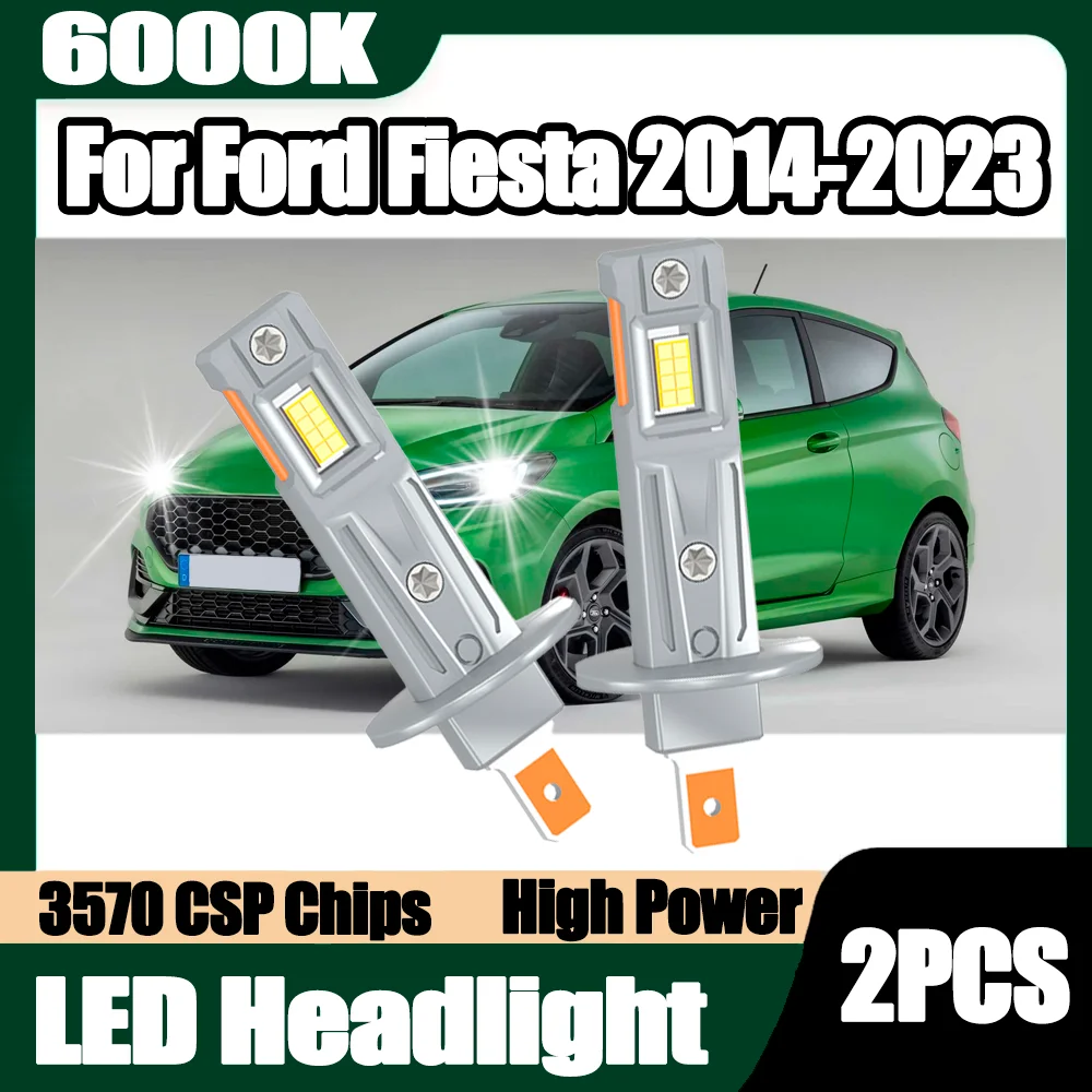2PCS Car LED Headlight 6000K White Car Bulbs High Power 30000LM Plug and Play 12V 24V 3570 CSP Chips For Ford Fiesta 2014-2023
2PCS Car LED Headlight 6000K White Car Bulbs High Power 30000LM Plug and Play 12V 24V 3570 CSP Chips For Ford Fiesta 2014-2023