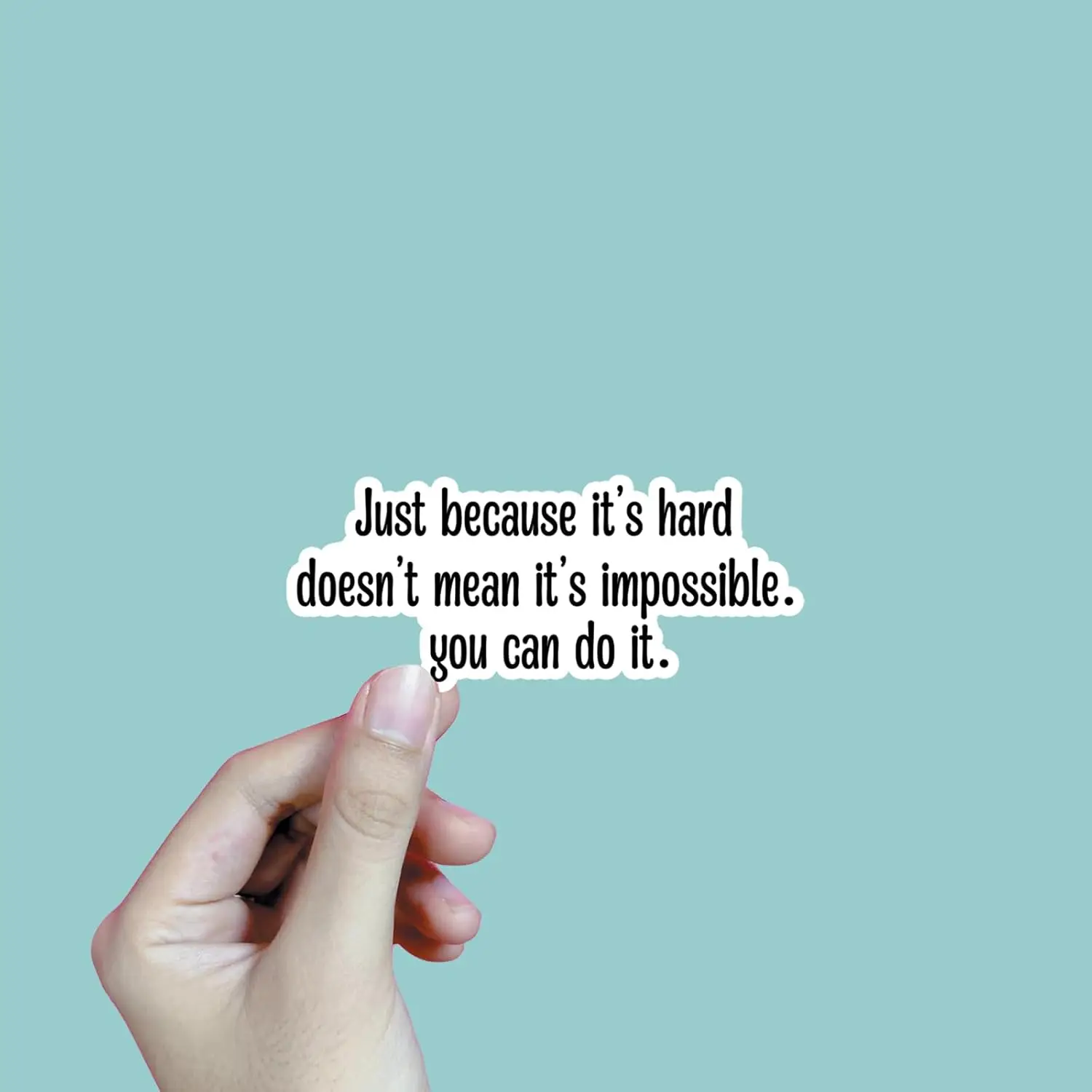 3PCS Just Because It's Hard Doesn't Stickers Motivational Quotes Stickers Decal Waterproof Vinyl Stickers Adult
3PCS Just Because It's Hard Doesn't Stickers Motivational Quotes Stickers Decal Waterproof Vinyl Stickers Adult