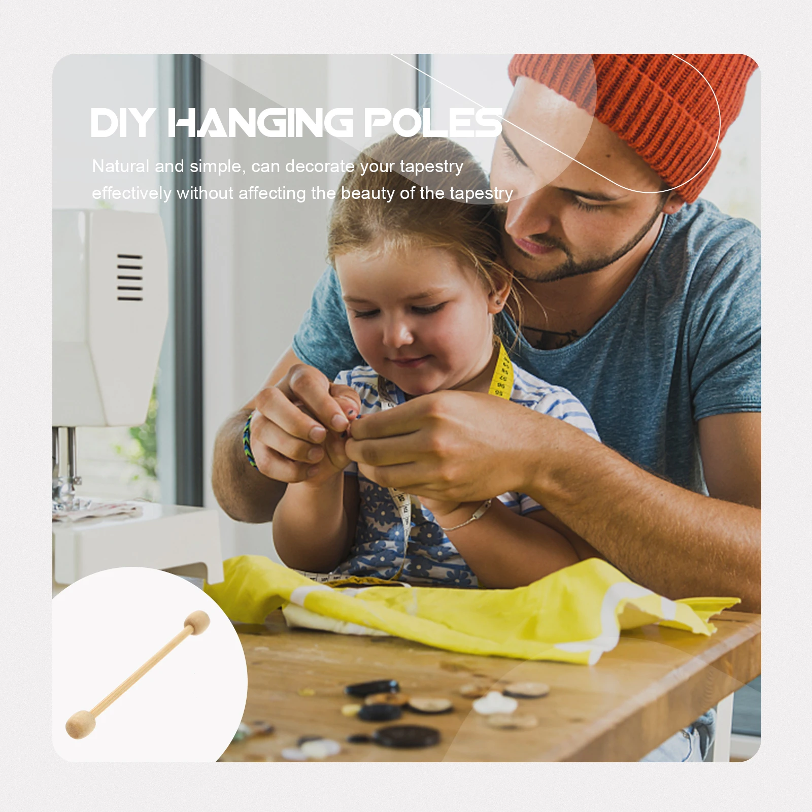 20pcs Mini Tapestry Poles Small Hanging Rods Diy Woven Accessories Wooden Sticks For Flag Banner Decoration Handicraft Use
20pcs Mini Tapestry Poles Small Hanging Rods Diy Woven Accessories Wooden Sticks For Flag Banner Decoration Handicraft Use