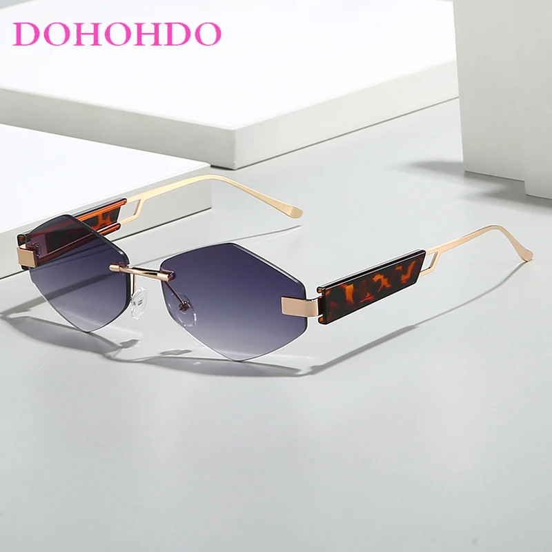 Vintage Luxury Metal Rimless Polygonal Sunglasses Women Men Outdoor Fashion Designer Shades Summer Traveling Drive Eyewear UV400
Vintage Luxury Metal Rimless Polygonal Sunglasses Women Men Outdoor Fashion Designer Shades Summer Traveling Drive Eyewear UV400
