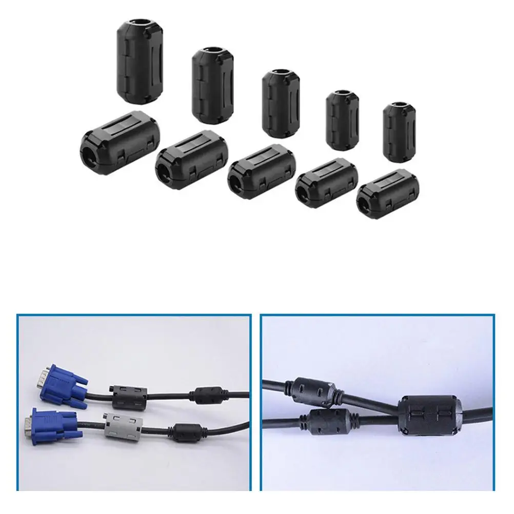 20Pcs VGA Magnetic Ring Ferrite Noise Filter Cable Clip Anti Noise Filter interference Shielding Bead Suppressors
20Pcs VGA Magnetic Ring Ferrite Noise Filter Cable Clip Anti Noise Filter interference Shielding Bead Suppressors