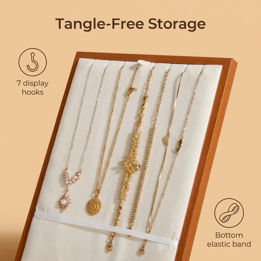1 Pcs Frame Shape Creative Solid Wooden Necklace Frame Fashion Jewelry Display Frame Pendant Support Jewelry Display Props
1 Pcs Frame Shape Creative Solid Wooden Necklace Frame Fashion Jewelry Display Frame Pendant Support Jewelry Display Props