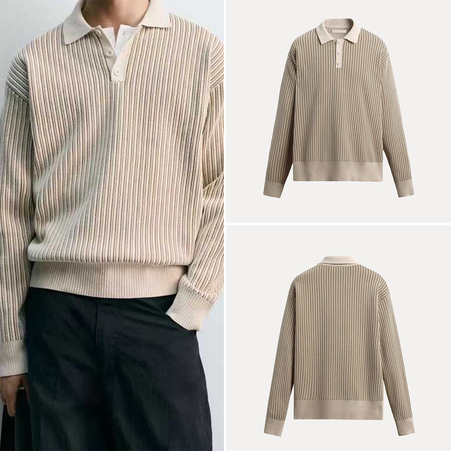 Loose Fit Striped Knitwear for Men Casual Long Sve Crew Ne Sweater Faionable Autumn New Arrival Chinese Brand Z
Loose Fit Striped Knitwear for Men Casual Long Sve Crew Ne Sweater Faionable Autumn New Arrival Chinese Brand Z