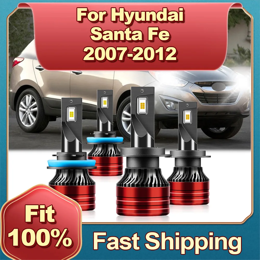 2/4Pcs 12V Headlight Bulb High Power LED Car Light Fast Speed Cooling Fan For Hyundai Santa Fe 2007 2008 2009 2010 2011 2012
2/4Pcs 12V Headlight Bulb High Power LED Car Light Fast Speed Cooling Fan For Hyundai Santa Fe 2007 2008 2009 2010 2011 2012