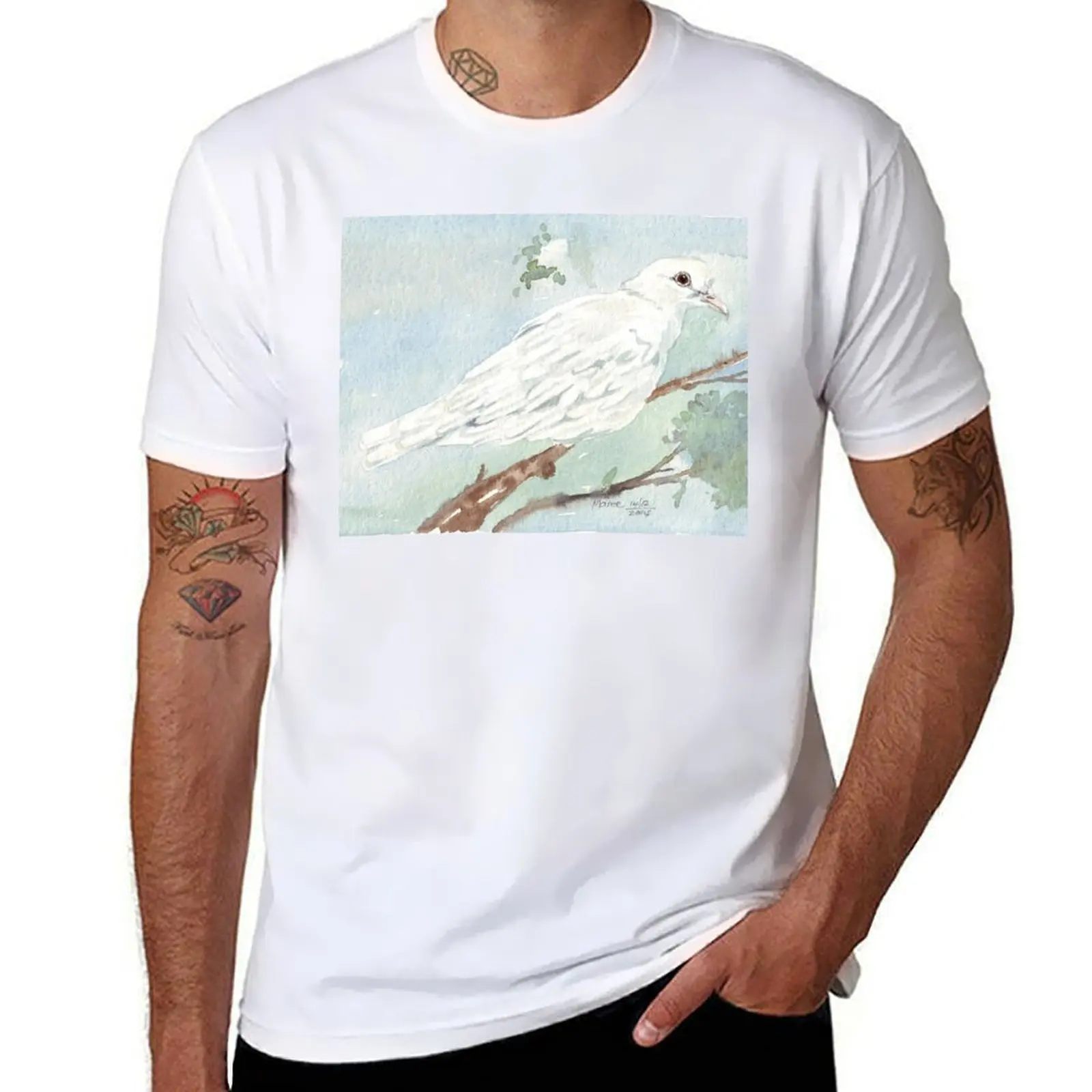 Little White Dove painting T-Shirt cotton t shirts man 100% anime t shirts oversize T-Shirt
Little White Dove painting T-Shirt cotton t shirts man 100% anime t shirts oversize T-Shirt