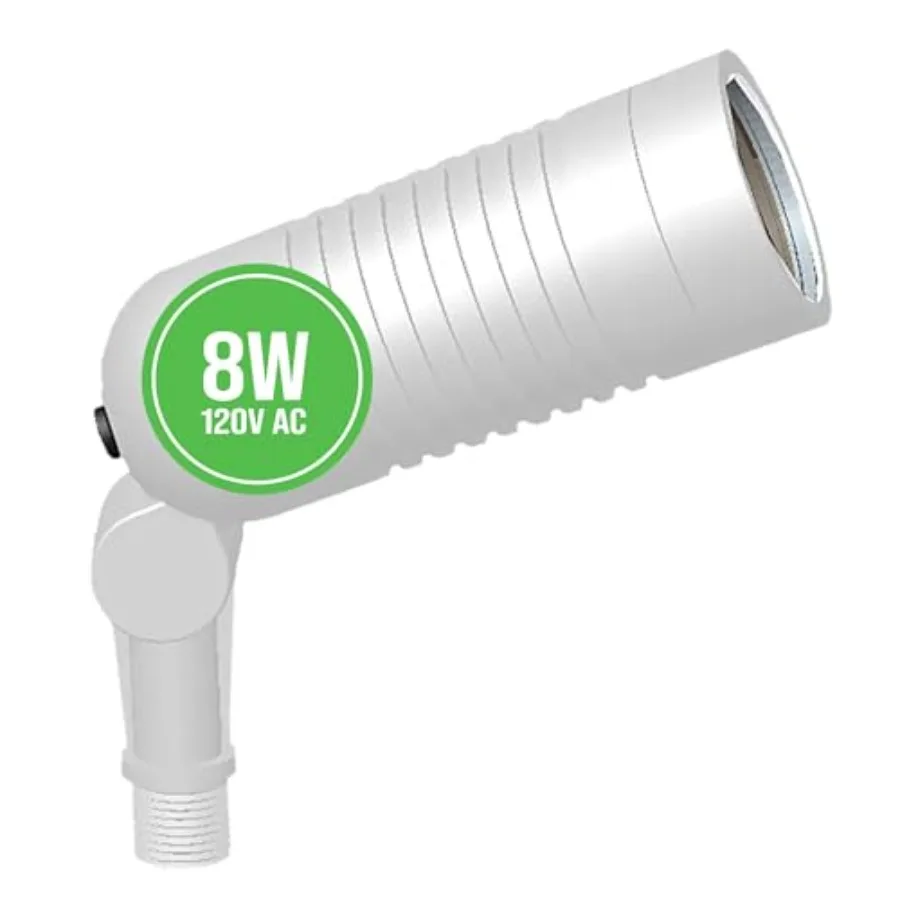 Outdoor Landscape Spotlights 3000K/4000K/5000K Color Changing Options in Aluminum Housing 120 Voltage Integrated LED Outdoor Sp
Outdoor Landscape Spotlights 3000K/4000K/5000K Color Changing Options in Aluminum Housing 120 Voltage Integrated LED Outdoor Sp
