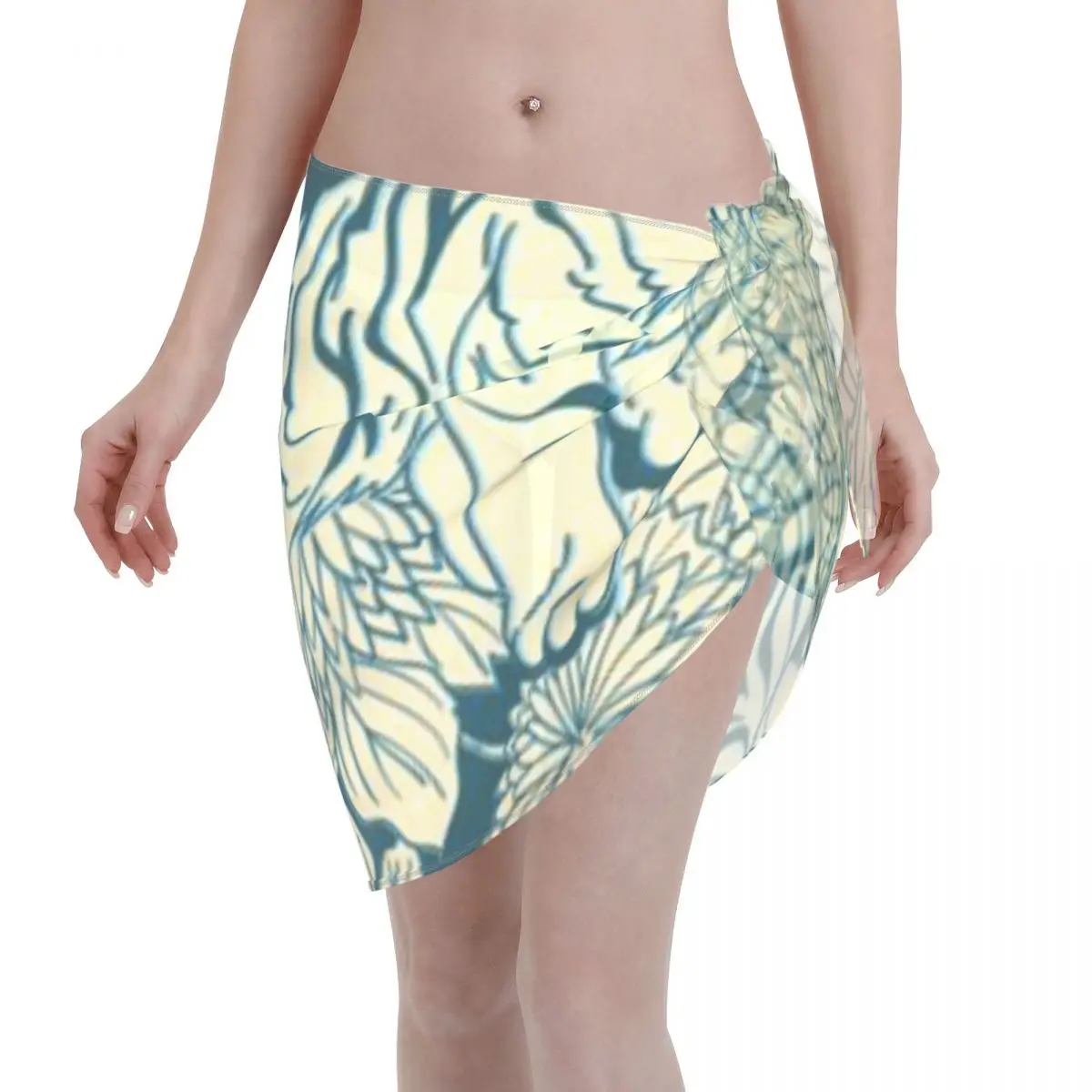 Promotion Teal And Cream Tigers And Flowers Women's Beach Wrap SkirtBoat Cruise Beach Wrap Scarf
Promotion Teal And Cream Tigers And Flowers Women's Beach Wrap SkirtBoat Cruise Beach Wrap Scarf