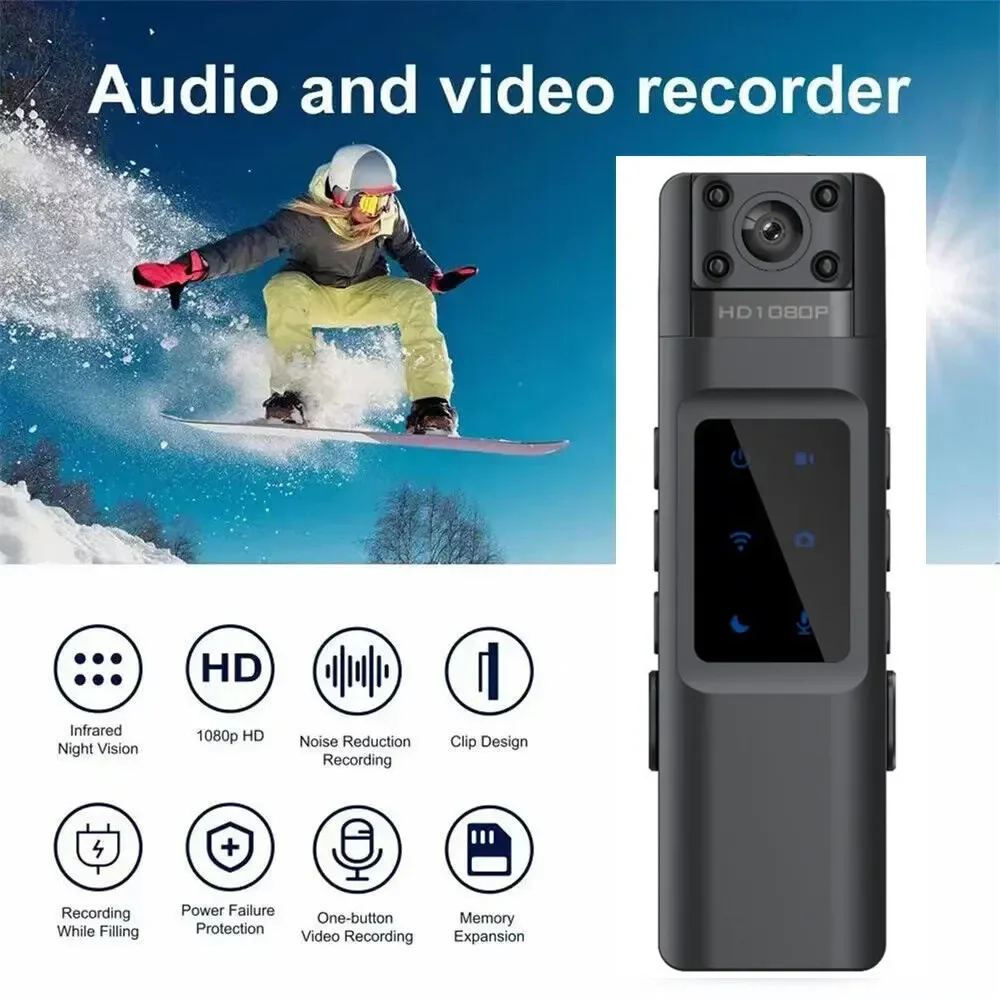 NEW Wifi Hotspot Mini Recorder Body Camera Night Vision DVR Miniature Camcorder Camera 1080P Portable BodyCam Digital Video
NEW Wifi Hotspot Mini Recorder Body Camera Night Vision DVR Miniature Camcorder Camera 1080P Portable BodyCam Digital Video
