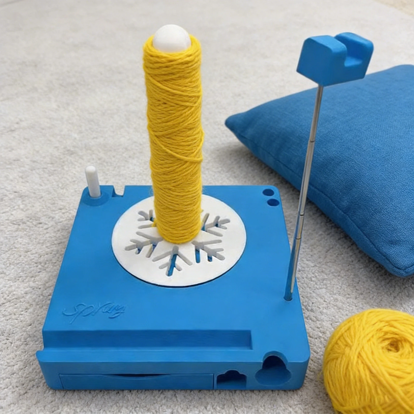 Crochet Caddy with Detachable Spinner and Phone Stand Yarn Spool Box for Crocheting and Knitting Gift for Crochet Lovers
Crochet Caddy with Detachable Spinner and Phone Stand Yarn Spool Box for Crocheting and Knitting Gift for Crochet Lovers