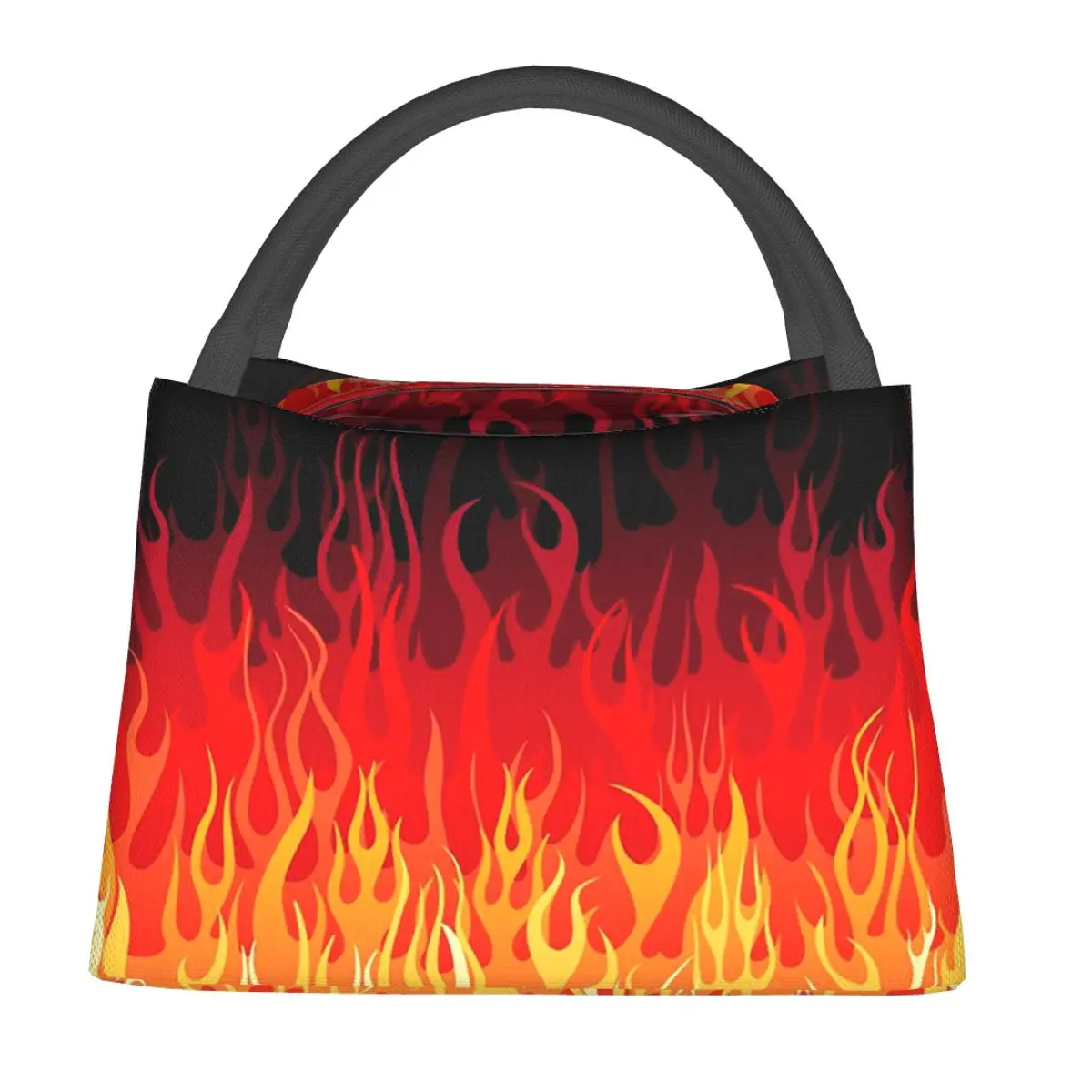 Red Hot Rod Flame On Edge Black Background Insulated Lunch Bag for Women Children Leakproof Food Boxes Thermal Lunch Box Tote
Red Hot Rod Flame On Edge Black Background Insulated Lunch Bag for Women Children Leakproof Food Boxes Thermal Lunch Box Tote