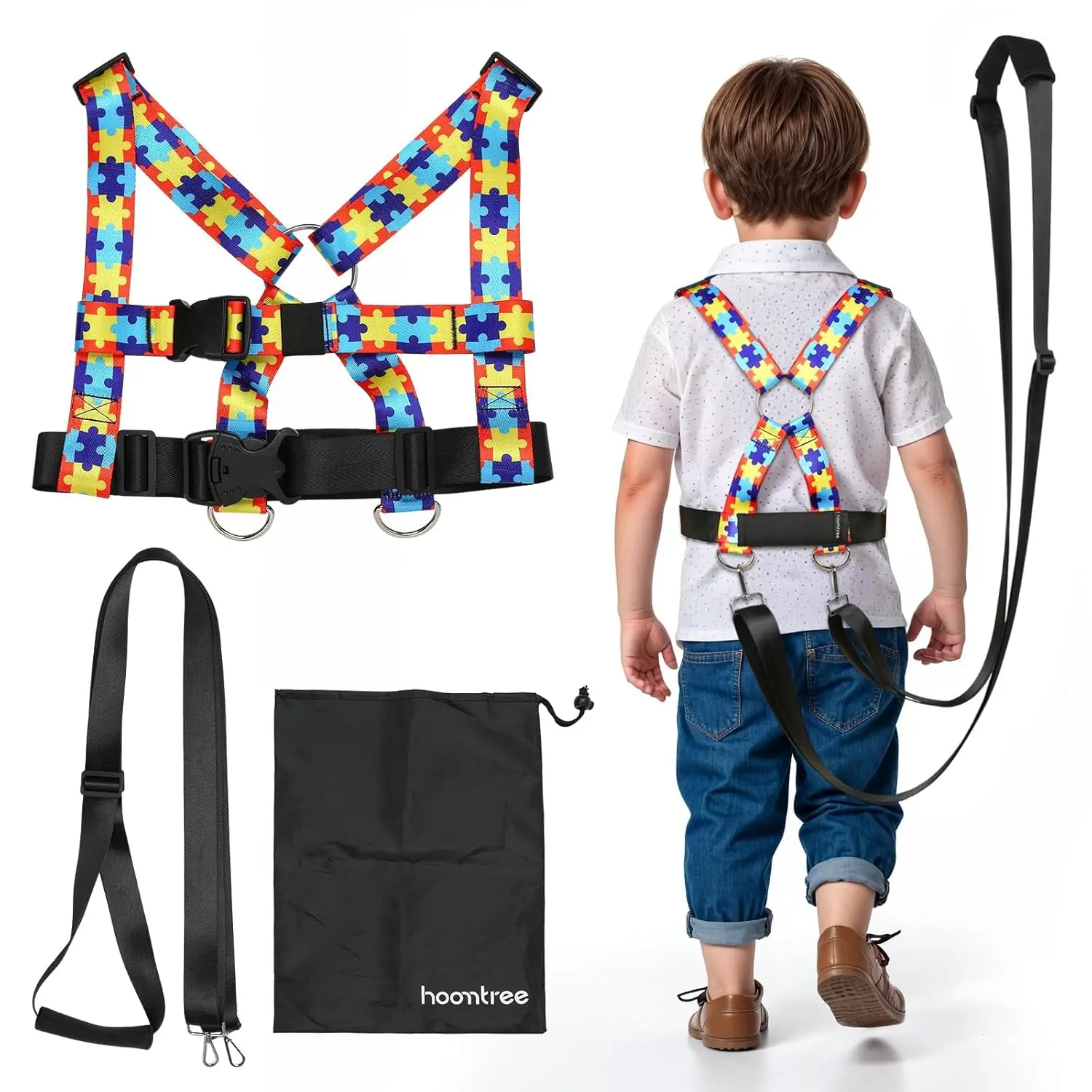 Safety Harness Leash for Special Needs Kids 6-12, Adjustable Walking Harness with Grab Handle, ADHD/ASD Autism Safety
Safety Harness Leash for Special Needs Kids 6-12, Adjustable Walking Harness with Grab Handle, ADHD/ASD Autism Safety